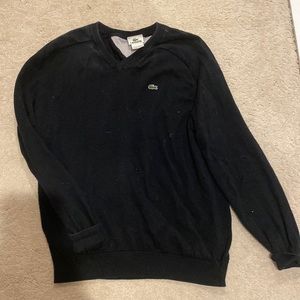 Black Lacoste sweater